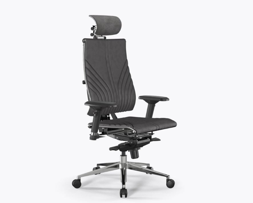 

Кресло офисное Metta z509359184 Y 4DT L2-12D - GoyaLE /Kc31/Nc31/D04P/H13mV-3D(M06.B35.G11.W03), Темно-серое, z509359184