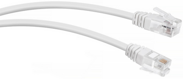 Изображение товара Патч-коррд Cabeus PC-TEL-RJ12-1.5m белый для сетевых соединений
