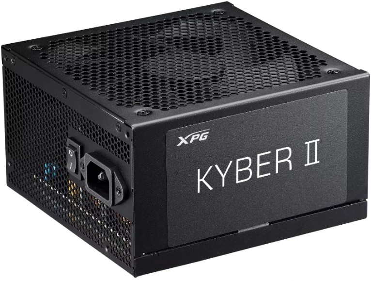 Блок питания ATX ADATA KYBERII750G-BKCEU 750W, 80+ Gold, 12VHPWR, semi modular