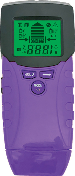 Изображение товара Полупрофессиональный детектор скрытой проводки и влагомер Ermenrich Ping TM100