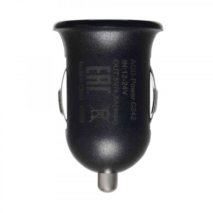 

Зарядное устройство автомобильное ACD ACD-C242-X1B 24Вт, 2*USB, 5В, 4.8А, RTL, ACD-C242-X1B