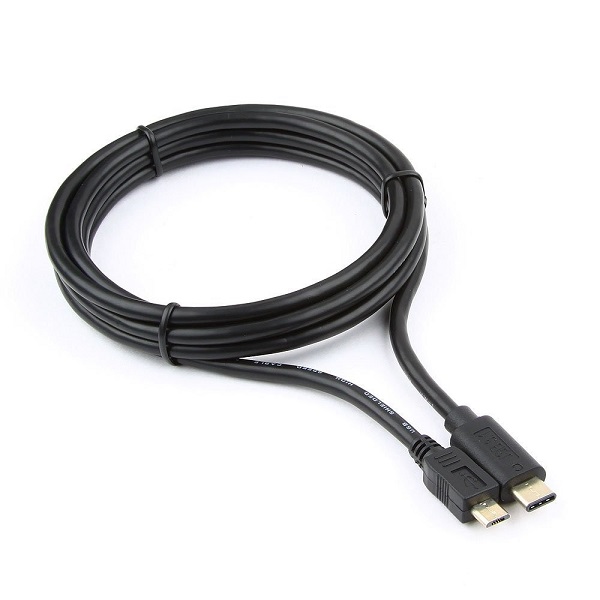 

Кабель интерфейсный USB 2.0 Cablexpert CCP-USB2-mBMCM-10 , microBM/USB3.1TypeC , 3м, пакет, CCP-USB2-mBMCM-10