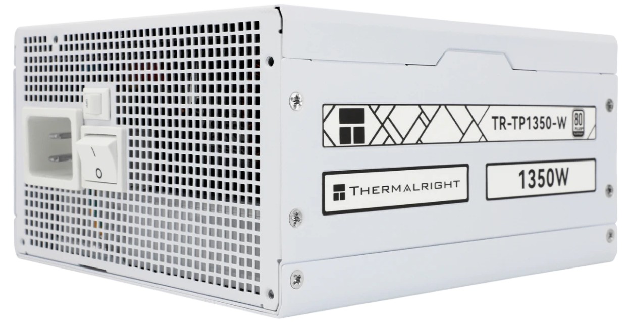 

Блок питания ATX Thermalright TR-TP 1350-W 1350W, 80+ Platinum, 12VHPWR, full modular, TR-TP 1350-W