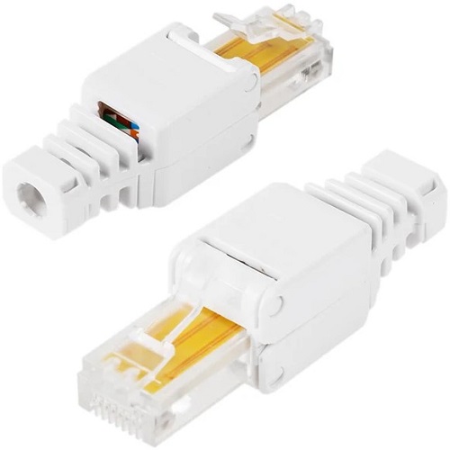

Коннектор Rexant 05-1051 джек штекер RJ45 8Р8С быстрозажимной ручной, 05-1051