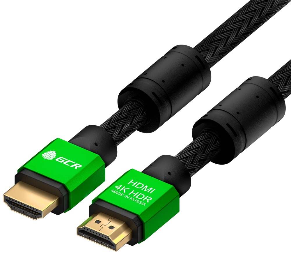 

Кабель интерфейсный HDMI Greenconnect GCR-53193 PROF 15.0m, черный нейлон, AL корпус черный, фер.кольца, HDR 4:2:0, Ultra HD, 3D, AUDIO, 18.0 Гбит/с, GCR-53193