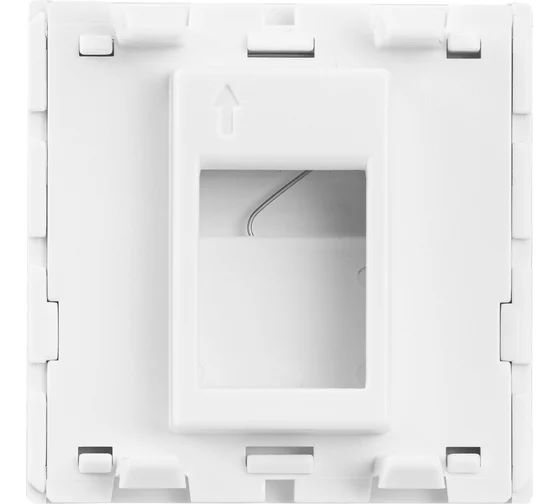 

Адаптер Datarex DR-513000 45х45 мм для модуля Keystone, 1 порт, шторка, белый, DR-513000