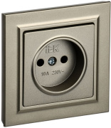 фото Розетка без заземления IEK BR-R10-10-K37-F