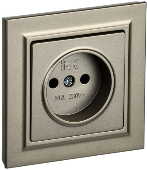 фото Розетка без заземления в сборе IEK BR-R10-10-K37-F в Красноярске