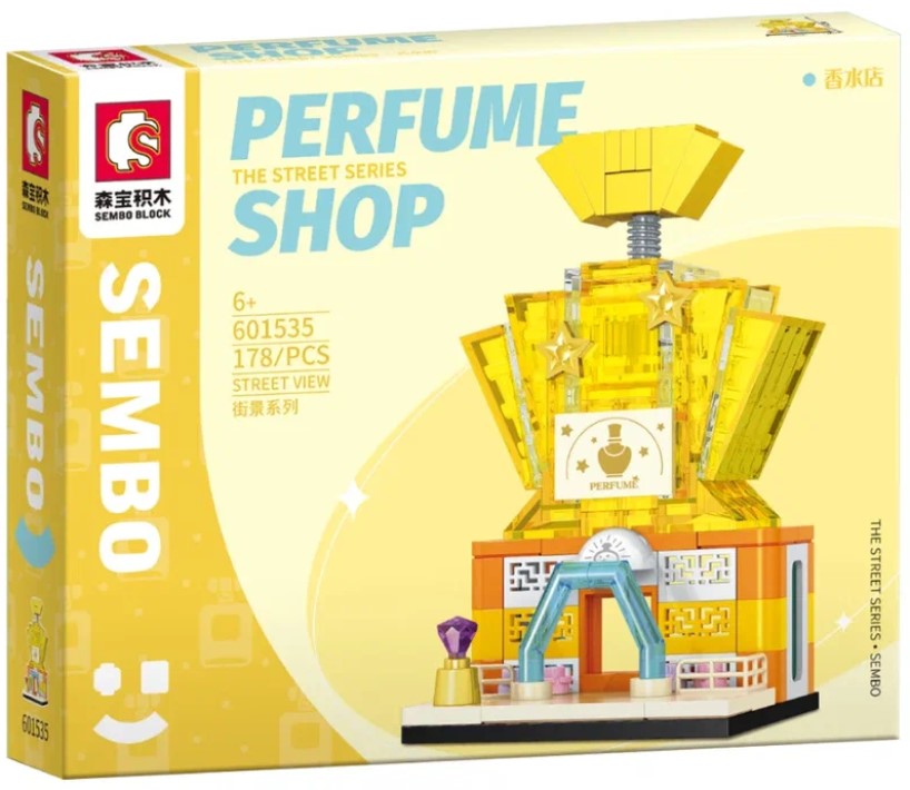 

Конструктор Sembo Block 601535 уличный магазин "Парфюмерия", 178 деталей, 601535