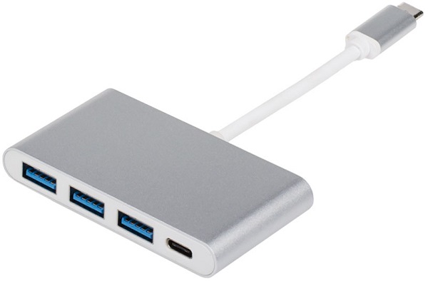 

Переходник Atcom AT2808 0.1 m Type-C (m) <=> 3xUSB 3.0 (f) + Type C(f), AT2808
