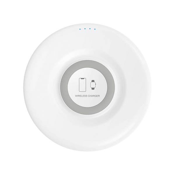 

Зарядное устройство беспроводное Lyambda LW4 для телефона и часов, белый с аккумулятором на 5000 мАч, LW4