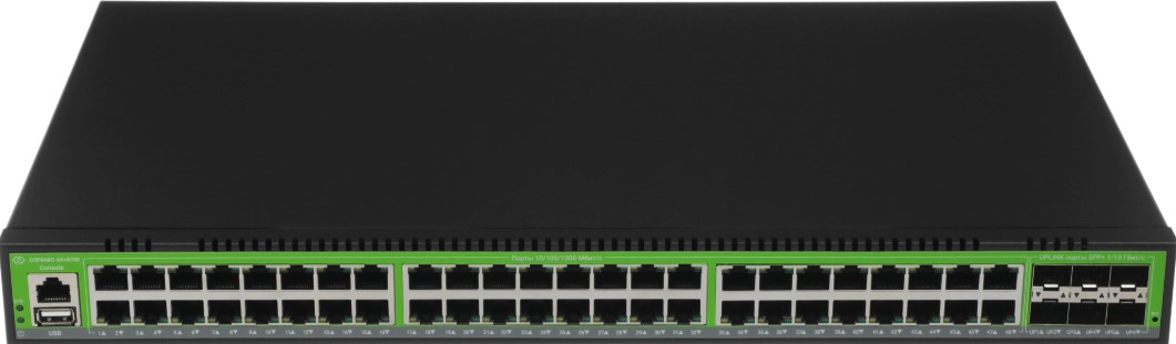 

Коммутатор управляемый Digma DSP848G-6S+R700 (L3) 48x1Гбит/с 6SFP+ 700W, DSP848G-6S+R700