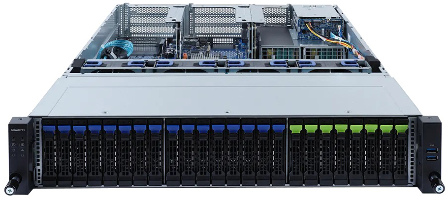 

Серверная платформа 2U GIGABYTE R282-N80 (2*LGA4189, C621A, 32*DDR4 (3200), 16*2.5" SATA/SAS HS, 8*2.5" SATA/SAS/NVMe HS, 2*2.5" SATA/SAS HS, 8*PCIE,, R282-N80