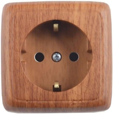 Изображение товара Розетка с заземлением HEGEL РА16-113-05 Альфа 16А для надежной электропроводки