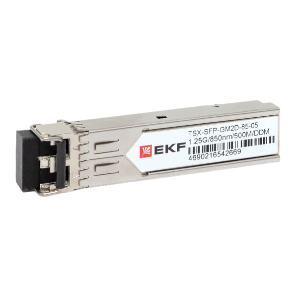 

Модуль SFP EKF TSX-SFP-GM2D-85-05 1,25 Гбит двойное многомодовое оптоволокно 850нм 500м TSX, TSX-SFP-GM2D-85-05