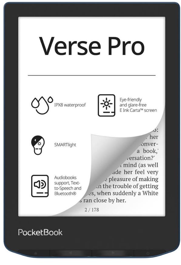 

Электронная книга PocketBook PB634-A-WW 634 Verse Pro Azure, PB634-A-WW