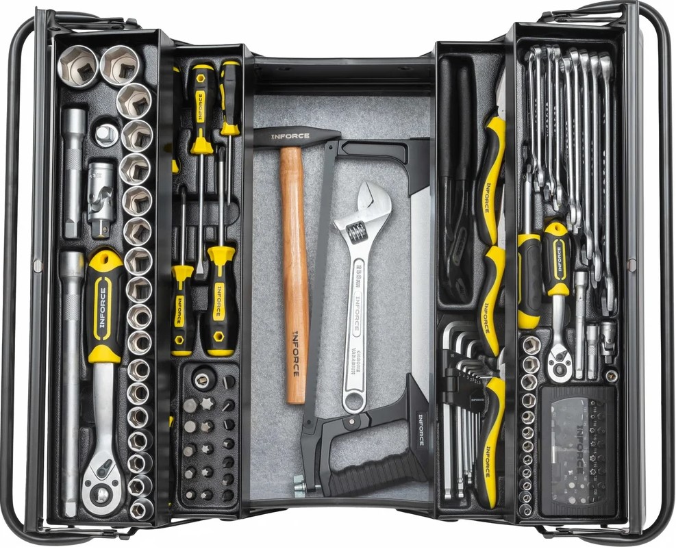 

Набор инструментов Inforce 06-25-08 универсальный 131 предм., 06-25-08