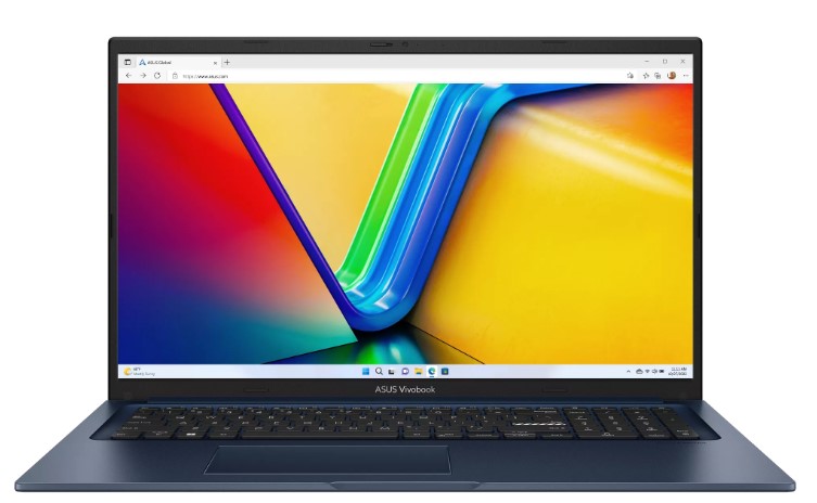

Ноутбук ASUS Vivobook 17 X1704VA-AU982 90NB13X2-M00ML0 5 120U/16GB/512GB SSD/UHD Graphics/17.3" IPS FHD/WiFi/BT/Cam/Win11Pro/blue, Vivobook 17 X1704VA-AU982