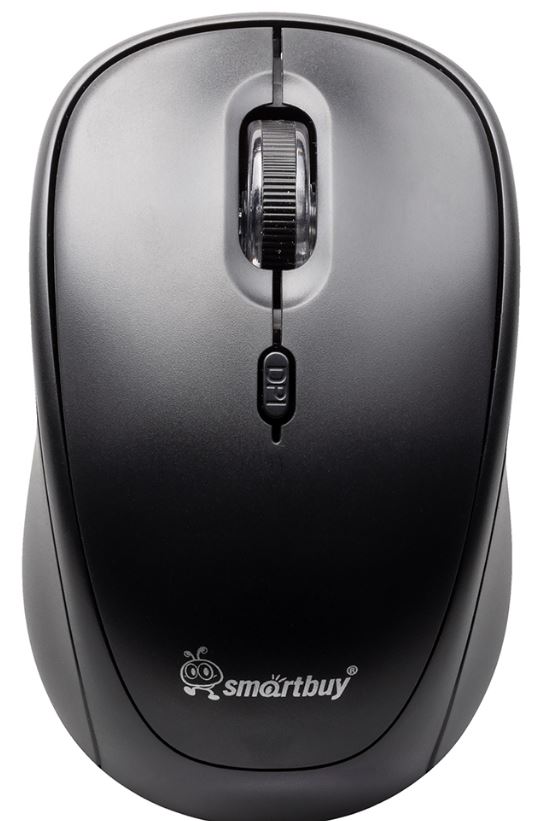 Мышь беспроводная SmartBuy ONE 290AG 4 кнопки, соединение 2,4G, сенсор 1600dpi, черная