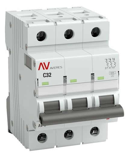 Изображение товара Автоматический выключатель EKF mcb6-DC-3-32C-av