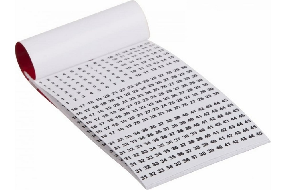 

Маркер Rexant 07-6203 самоклеящиеся МС-3 от 1 до 45, 07-6203