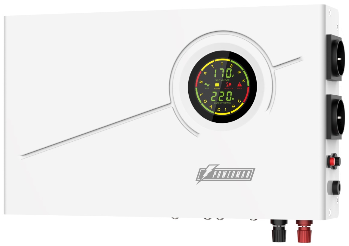 

Источник бесперебойного питания Powerman Smart 500 INV 6121420 line-interactive, 500VА/300W, 2*Shuko, Smart 500 INV