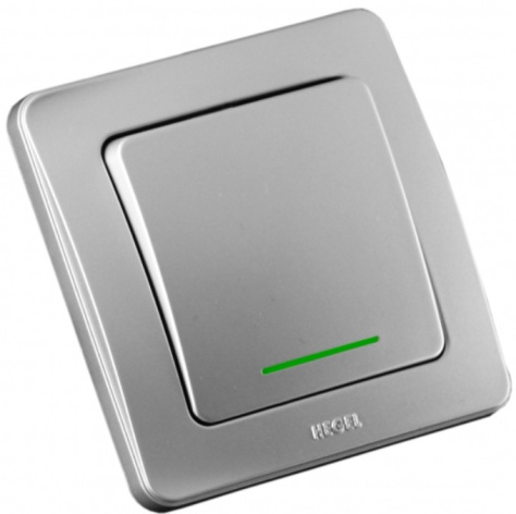 Изображение товара Выключатель одноклавишный HEGEL ВС16-312-06 для бытовой электросети