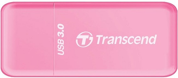 

Карт-ридер внешний Transcend TS-RDF5R USB3.0 ридер для карт памяти SDHC/MicroSDHC Transcend RDF5 розовый, TS-RDF5R