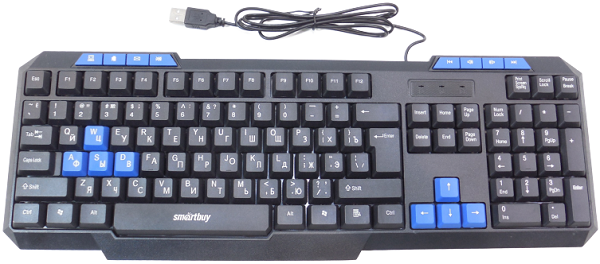 Изображение товара Клавиатура SmartBuy ONE 221 мембранная проводная с русской и английской раскладкой