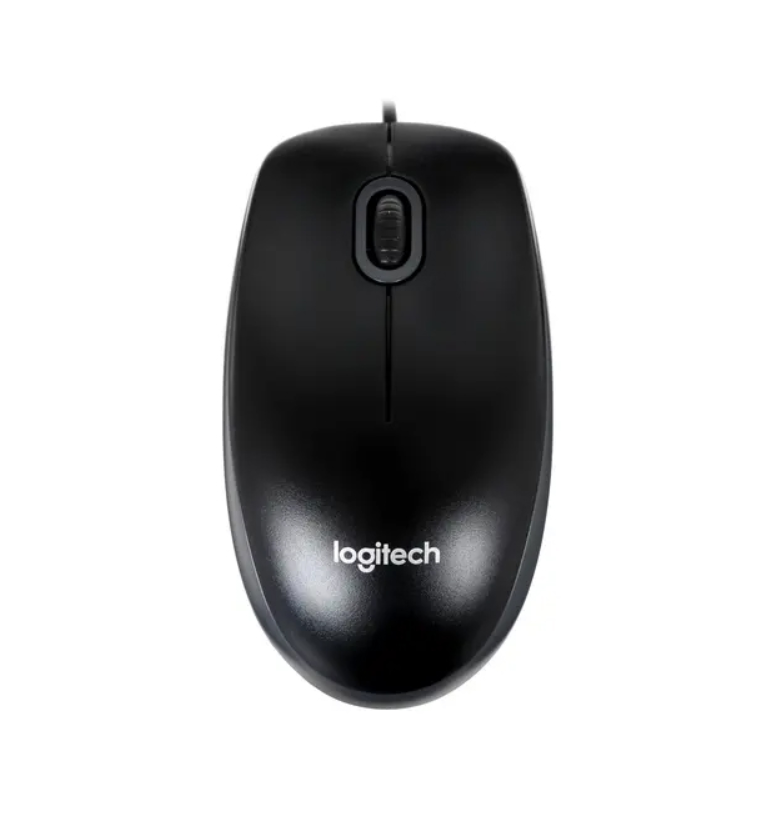 

Мышь Logitech B100 910-005547 black, USB, оптическая, 800dpi, 2but, B100