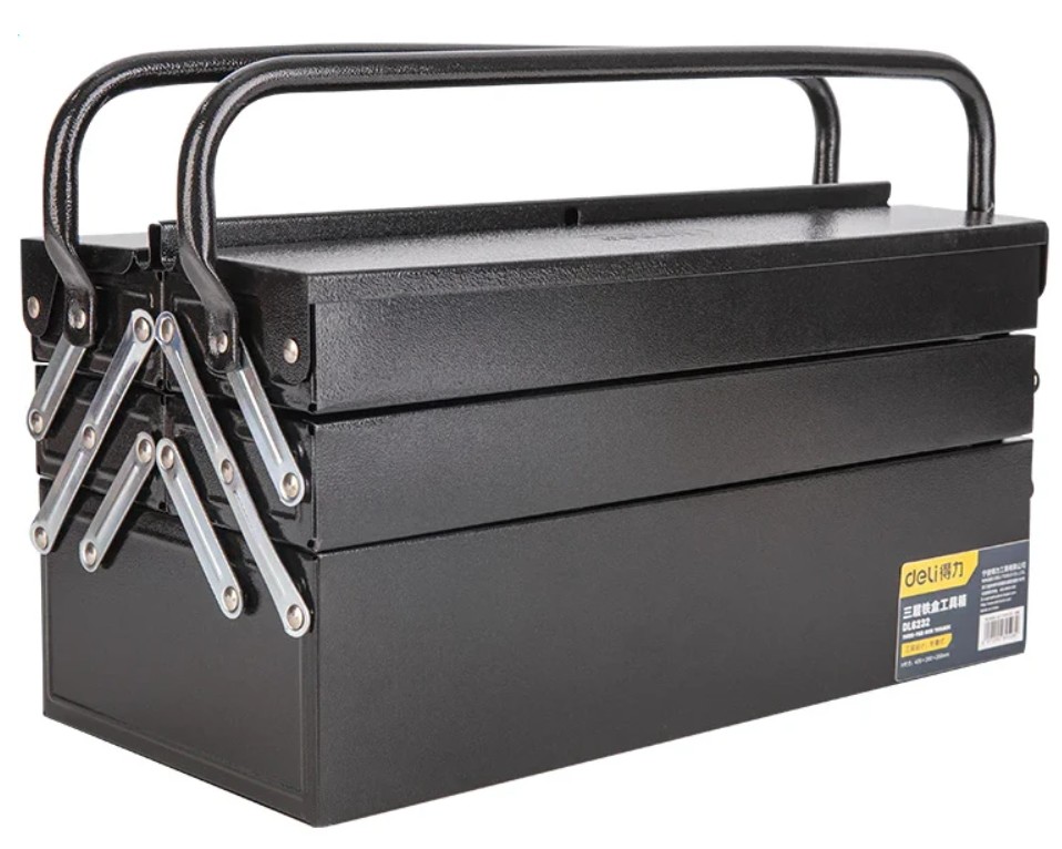 

Ящик для инструментов Deli DL6232 металлический раскладной, DL6232