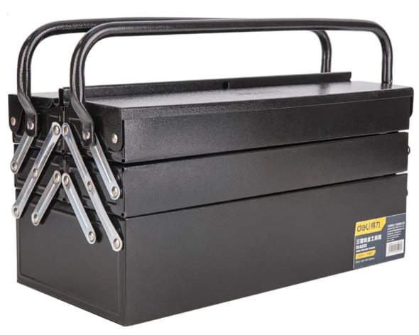 Изображение товара Ящик для инструментов Deli DL6232 прочный и удобный для хранения