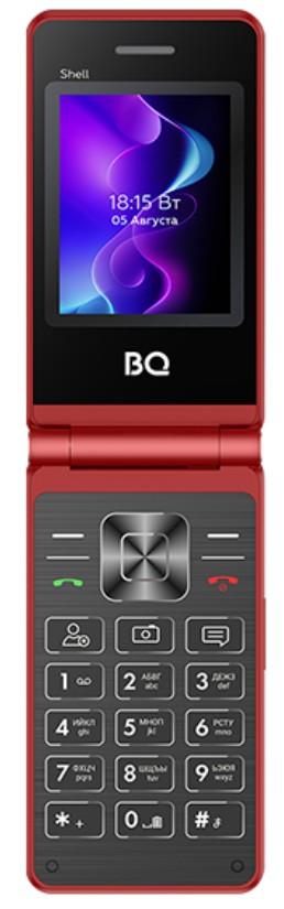 

Мобильный телефон BQ 2411 Shell Red 2.4 ", 0.3MP, SIM: 2, 800 mAh, 2411 Shell Red