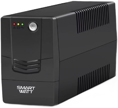 

Источник бесперебойного питания SmartWatt UNI 1050E 3703020390009 600Вт 1050ВА черный, UNI 1050E