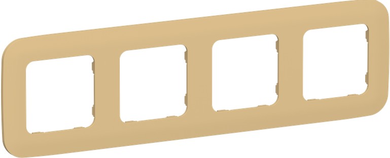 

Рамка четверная IEK FI-M42-31-20-K89 FLITE РУ-4-А-ФлШм шамуа, FI-M42-31-20-K89