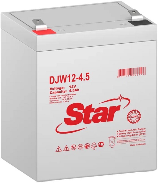 

Аккумулятор Star DJW12-4.5, DJW12-4.5