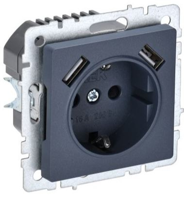 фото Розетка с заземлением  IEK BR-R14-16-U21-D31-K35 в Красноярске