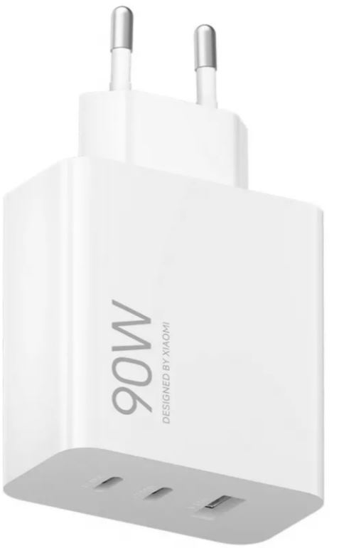 

Зарядное устройство сетевое Xiaomi BHR087MEU 90W HyperCharge Power Adapter(3-Port) EU, BHR087MEU