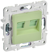 фото Розетка компьютерная IEK SK-K20-2-K06