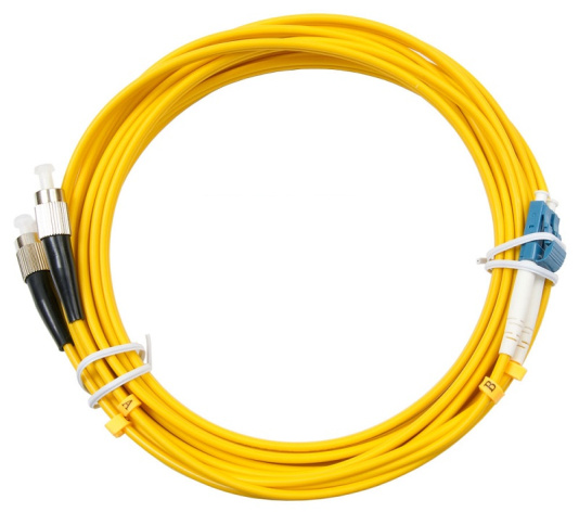 Изображение товара Оптический патч-корд Cabeus FOP(d)-9-LC-FC-7м для телекоммуникаций