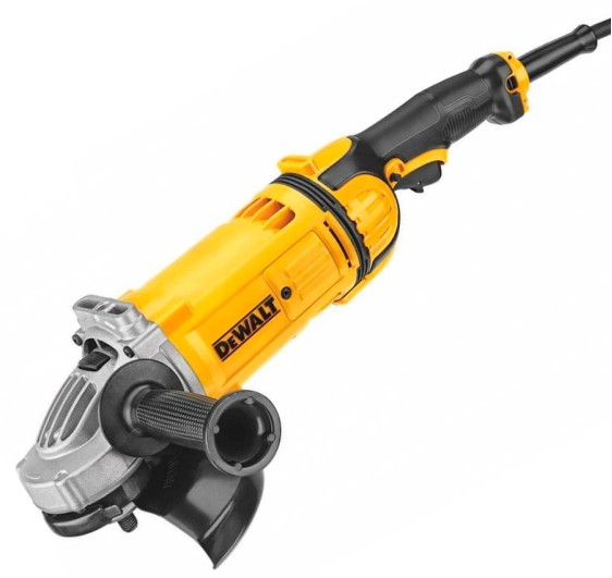 

Шлифовальная машина угловая DeWALT DWE4579-IN 2600 Вт/до 6500 об.в мин/230 мм/плавный пуск/антивибрация/шнур 2.5м/желтый, DWE4579-IN