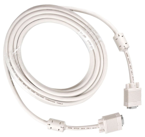 Изображение товара Кабель Buro CAB016S-10M VGA 10 метров с ферритовыми кольцами