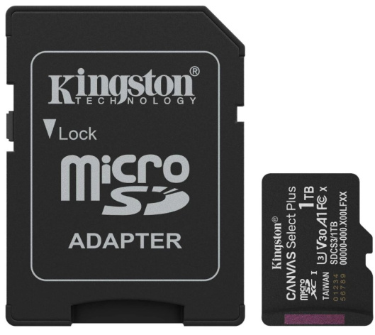 фото Карта памяти MicroSDXC 1024GB Kingston SDCS3/1TB в Перми