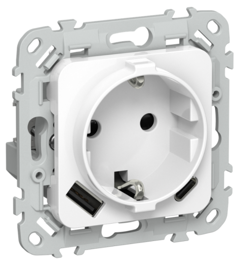 Изображение товара Розетка с заземлением IEK FI-R14-16-1-U22-020-K01