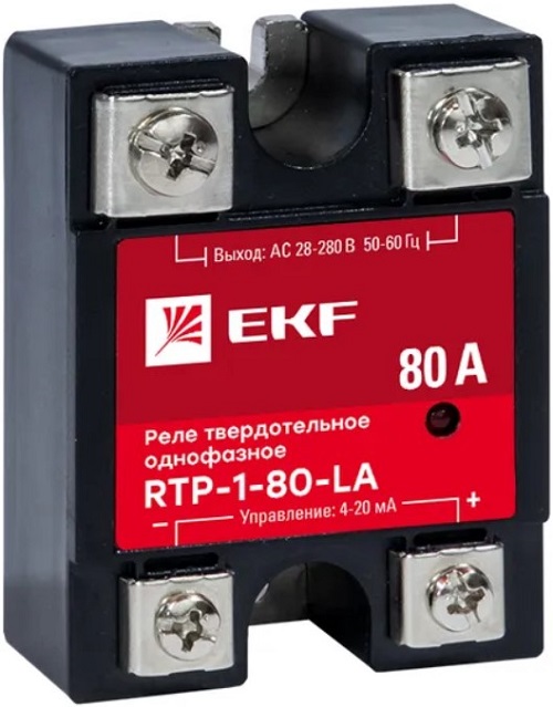 

Реле EKF rtp-1-80-la твердотельное однофазное с регулированием 4-20мА RTP-80-LA, rtp-1-80-la