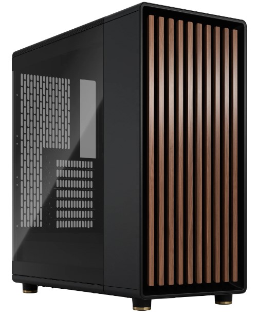 

Корпус ATX Fractal Design North Charcoal Black TG Dark FD-C-NOR1C-02 без БП, боковая панель из закалённого стекла, 2*USB 3.0, USB Type-C, North Charcoal Black TG Dark