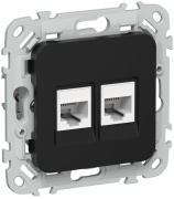 фото Розетка компьютерная  IEK FI-K22-1-K02