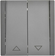 фото Выключатель двухклавишный для жалюзи  IEK FP-V15-0-10-1-K46