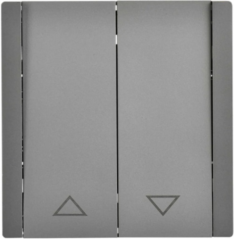 Изображение товара Выключатель двухклавишный IEK FP-V15-0-10-1-K46 для жалюзи