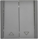 фото Выключатель двухклавишный для жалюзи IEK FP-V15-0-10-1-K46